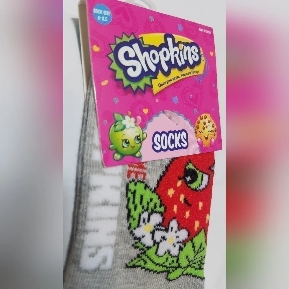Shopkins Themed Socks 2017